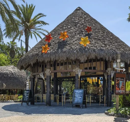 Devanture du restaurant Bora Bora à PortAventura Park