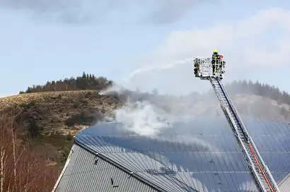 Incendie dans le parc Vulcania