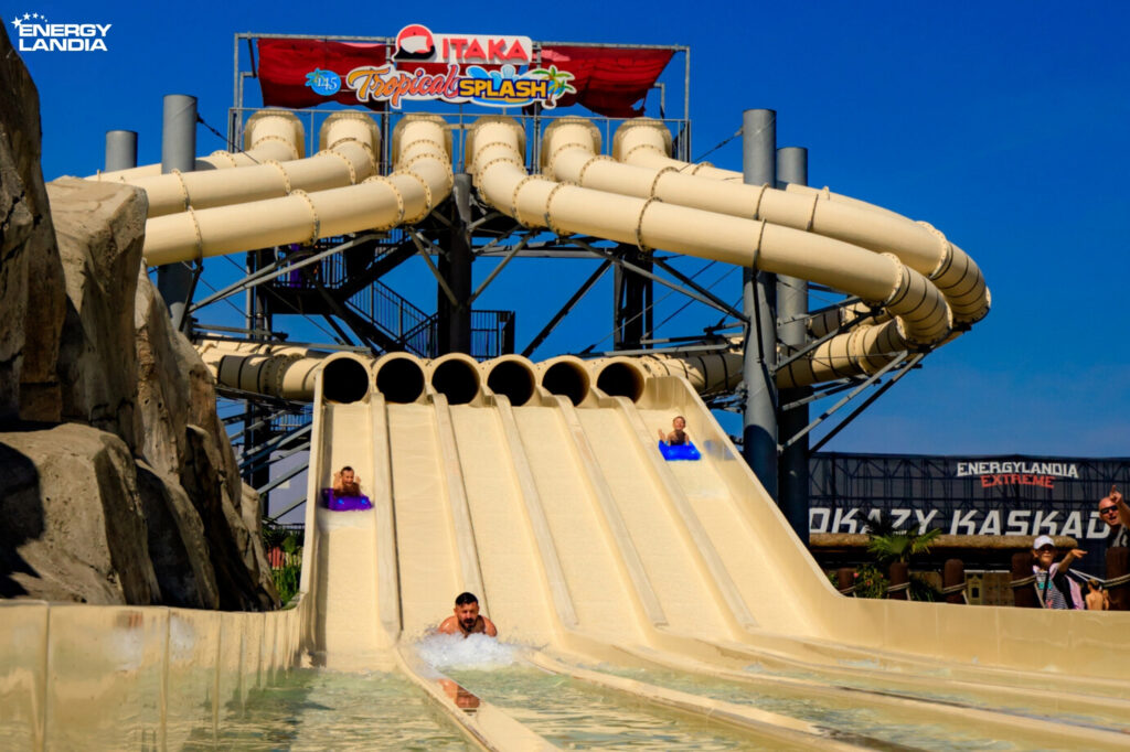La zone Water Park d'Energylandia avec Tropical Splash