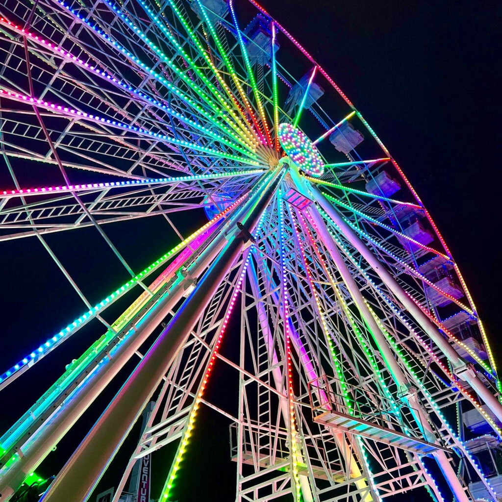 La City Wheel de nuit à Adventure Island — © Adventure Island