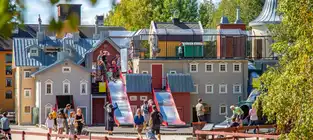 Karlssons tak à Astrid Lindgrens Värld — © Astrid Lindgrens Värld