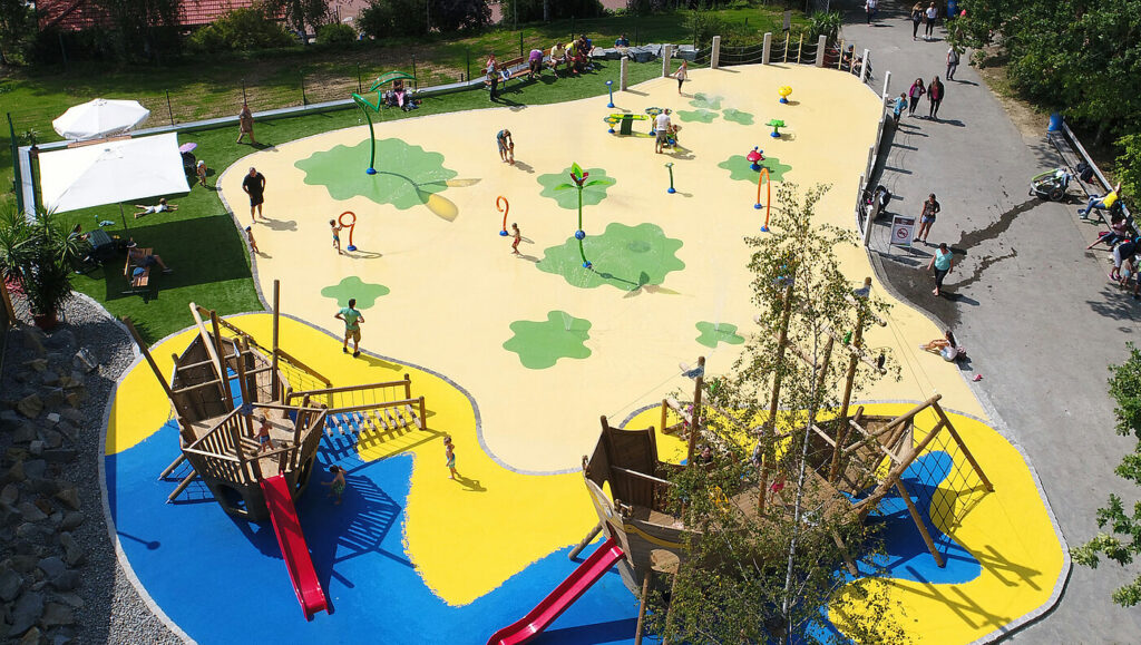 Wasserspielwelt Pirateninsel à Bayern-Park — © Bayern-Park