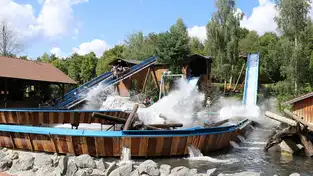 Wildwasserbahn à Bayern-Park — © Bayern-Park
