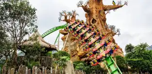 Parrot Coaster à Chimelong Ocean Kingdom — © Chimelong Ocean Kingdom