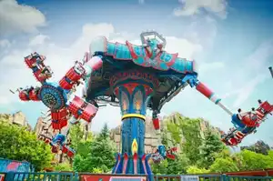 Grand moulin multicolore
