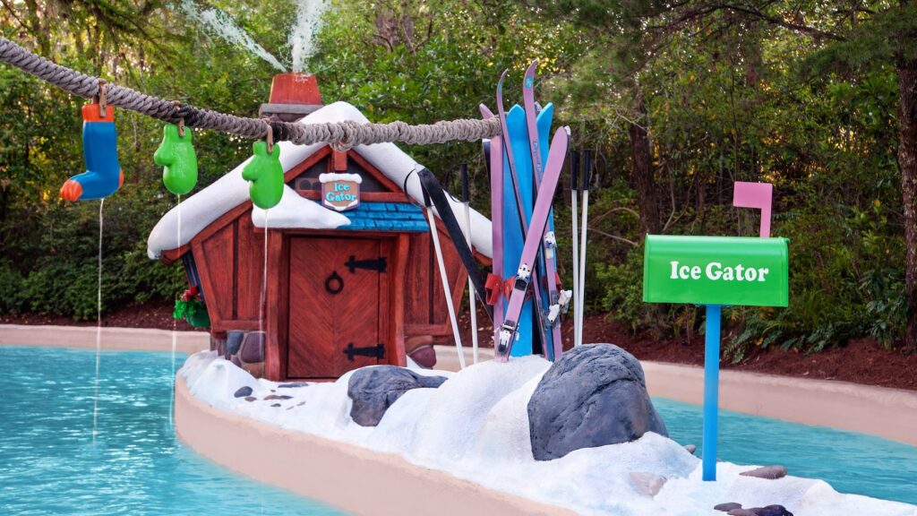 Maison d'Ice Gator sur Cross Country Creek à Disney's Blizzard Beach — © Disney's Blizzard Beach