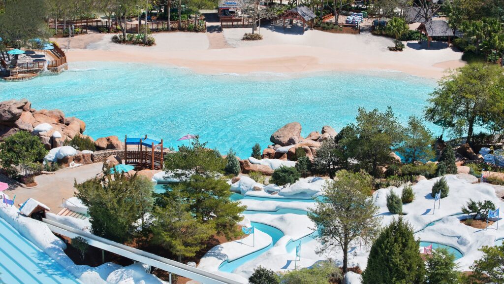 Vue sur Melt-Away Bay à Disney's Blizzard Beach — © Disney's Blizzard Beach