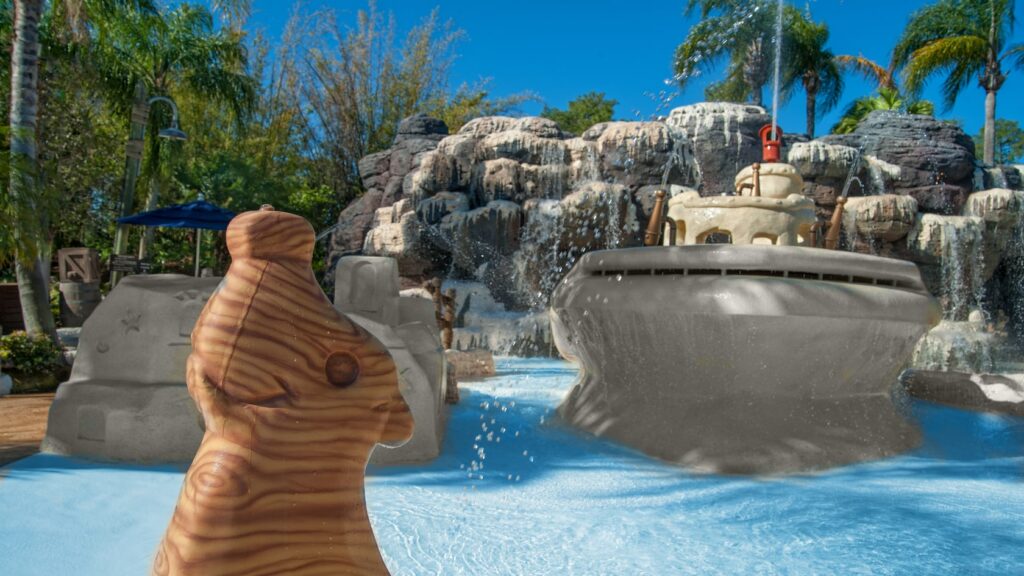 Ketchakiddee Creek, espace enfants à Disney's Typhoon Lagoon — © Disney's Typhoon Lagoon