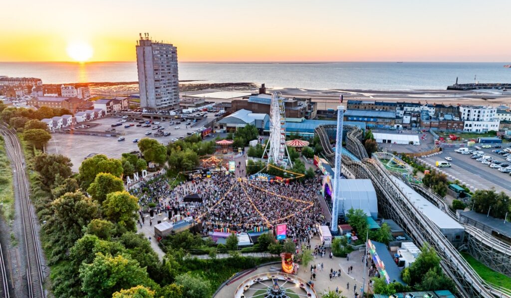 Vue aérienne à Dreamland Margate — © Dreamland Margate