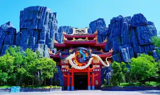 Bâtiment de L’Investiture des dieux à Fantawild Yinshang Legend Anyang — © Fantawild Yinshang Legend Anyang