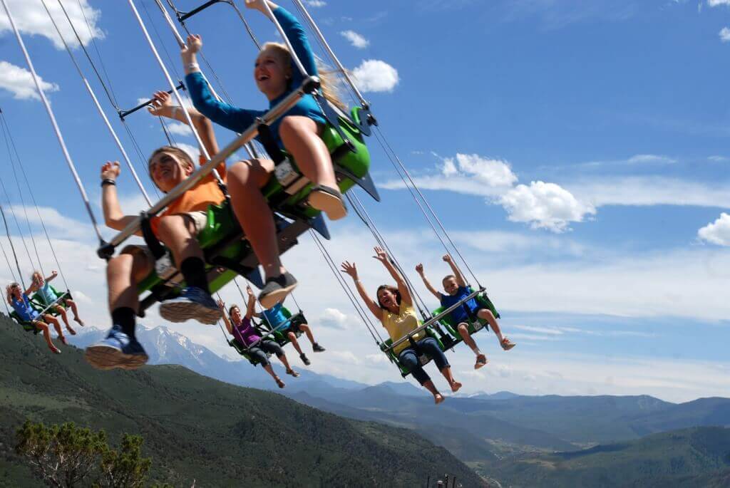 Glenwood Canyon Flyer à Glenwood Caverns Adventure Park — © Glenwood Caverns Adventure Park