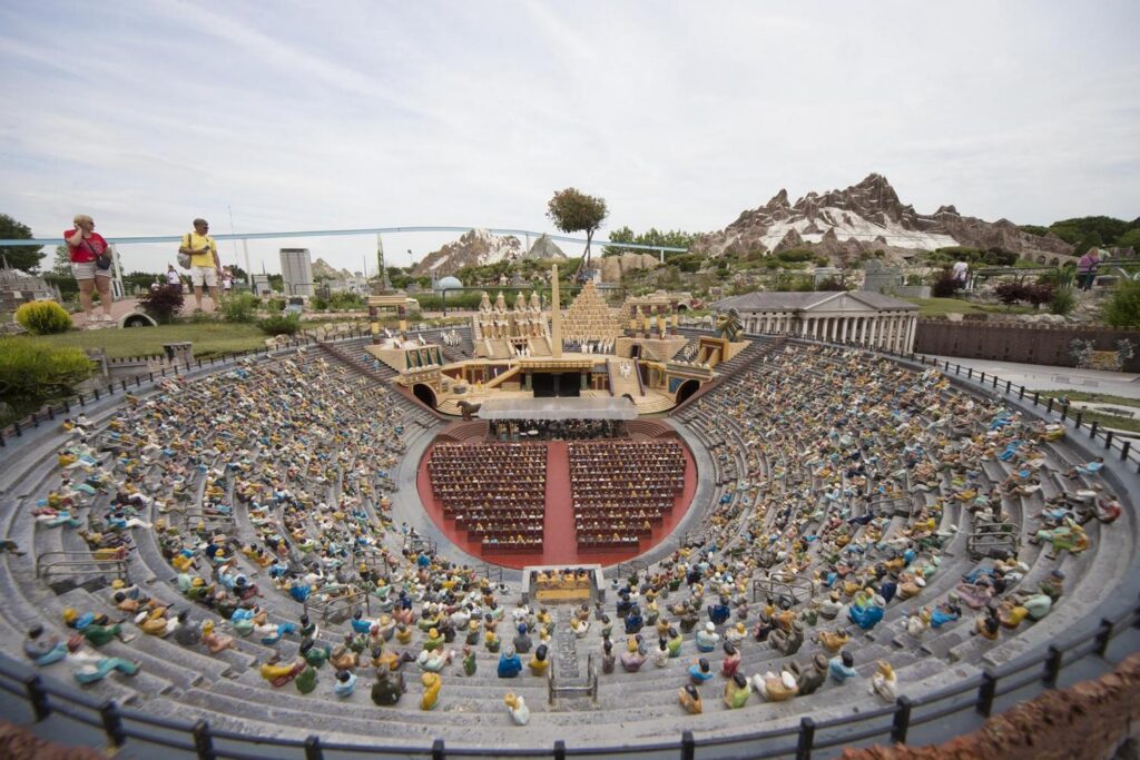 Arena de Vérone en miniature à Italia in Miniatura — © Italia in Miniatura