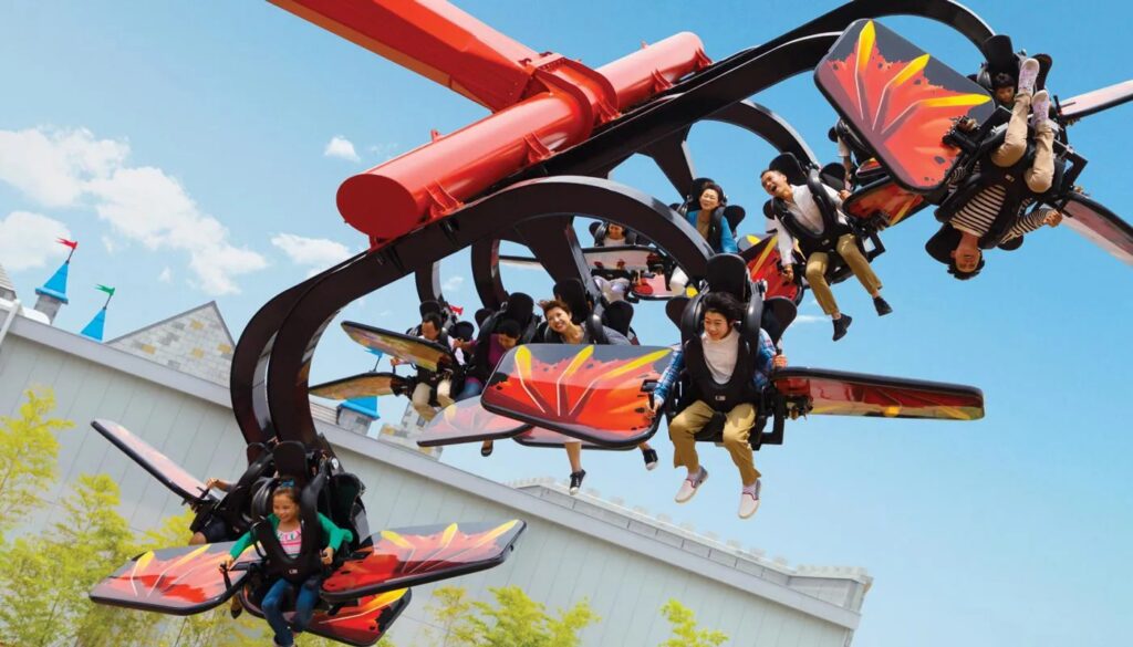 Flying NINJAGO à Legoland Japan — © Legoland Japan