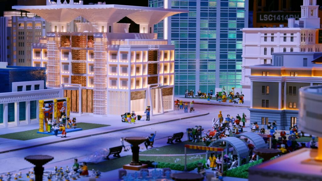 MINILAND de nuit à Legoland Shanghai — © Legoland Shanghai
