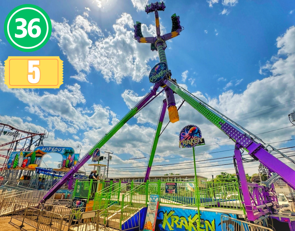 Kraken à Palace Playland — © Palace Playland