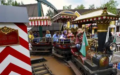 Dampfeisenbahn auf dem Historischen Jahrmarkt