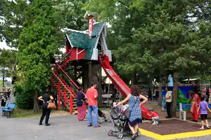 Santa’s Tree House Slide