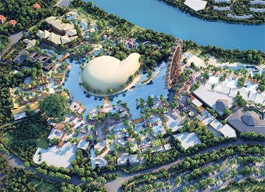 Plan d’ensemble à Sanya Haichang Fantasy Town — © Sanya Haichang Fantasy Town