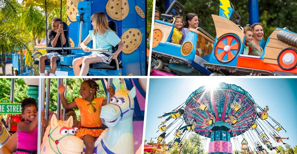 Manèges familiaux à Sesame Place San Diego — © Sesame Place San Diego