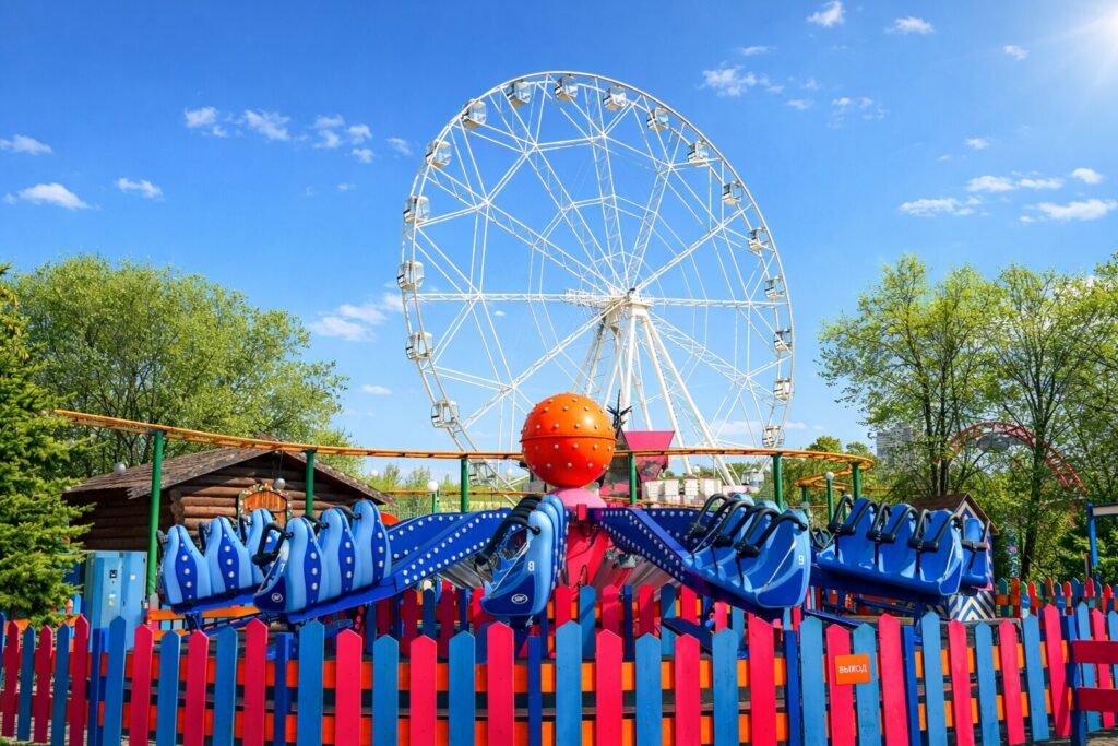 Kraken et la grande roue à Skazka — © Skazka