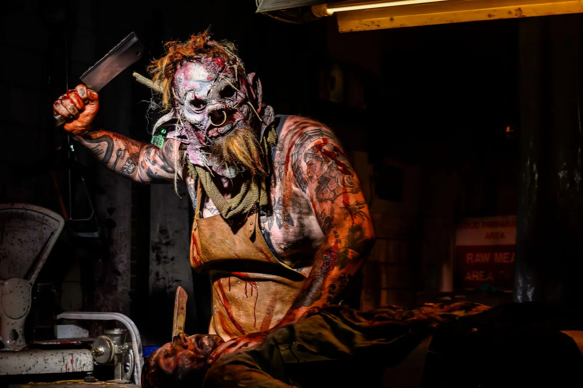 Slaughterhouse, expérience des Halloween Fright Nights – © Walibi Holland
