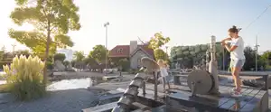 Водная игровая площадка (Aire de jeux aquatique)