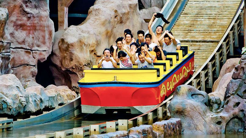 Descente en bûches à Tianjin Happy Valley — © Tianjin Happy Valley