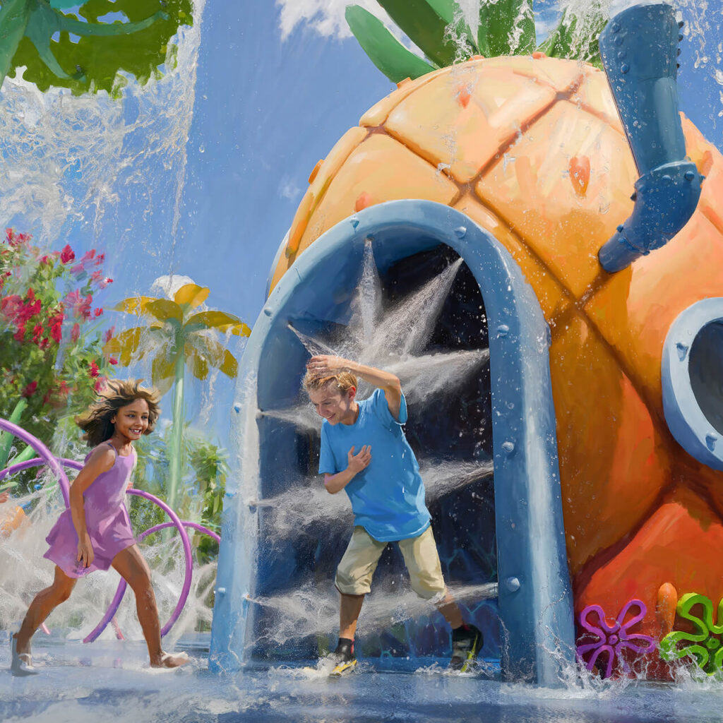 SpongeBob SquarePants Bikini Bottom à Universal Kids Resort — © Universal Kids Resort