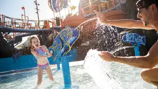 Jeux d'eau de Runamukka Reef à Universal Volcano Bay — © Universal Volcano Bay