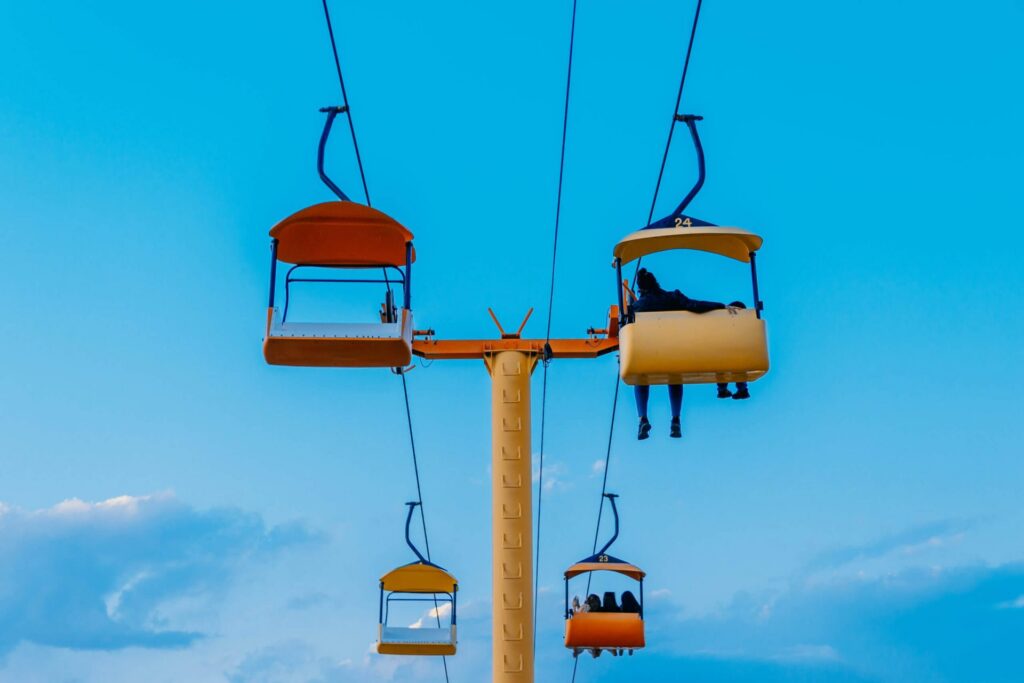 Sky Glider à Western Playland — © Western Playland
