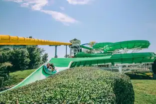 Hurricane Falls au parc aquatique Carolina Harbor, Carowinds — © Carowinds