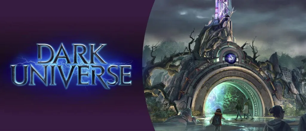 Concept Art du prochain monde Dark Universe au Universal Epic Universe
