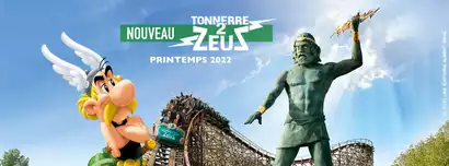 Tonnerre 2 Zeus et le défilé Gaulois : Les nouveautés 2022 du parc Astérix