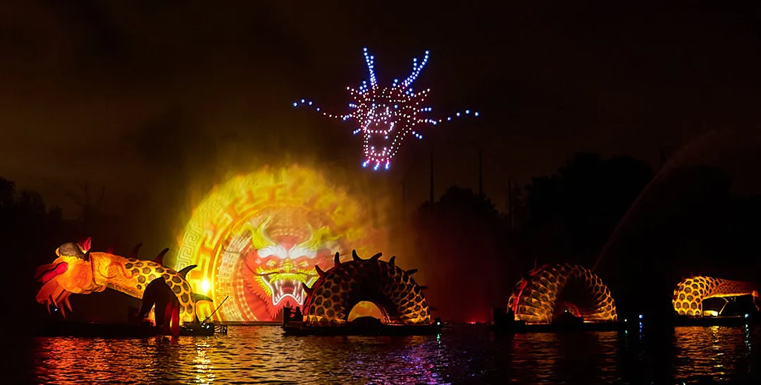 Feux d'artifice de FiestAventura à PortAventura – © PortAventura World