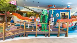 The Suntago mascots dance show