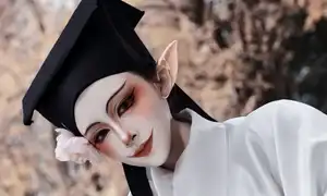 Le Lettré au masque de renard