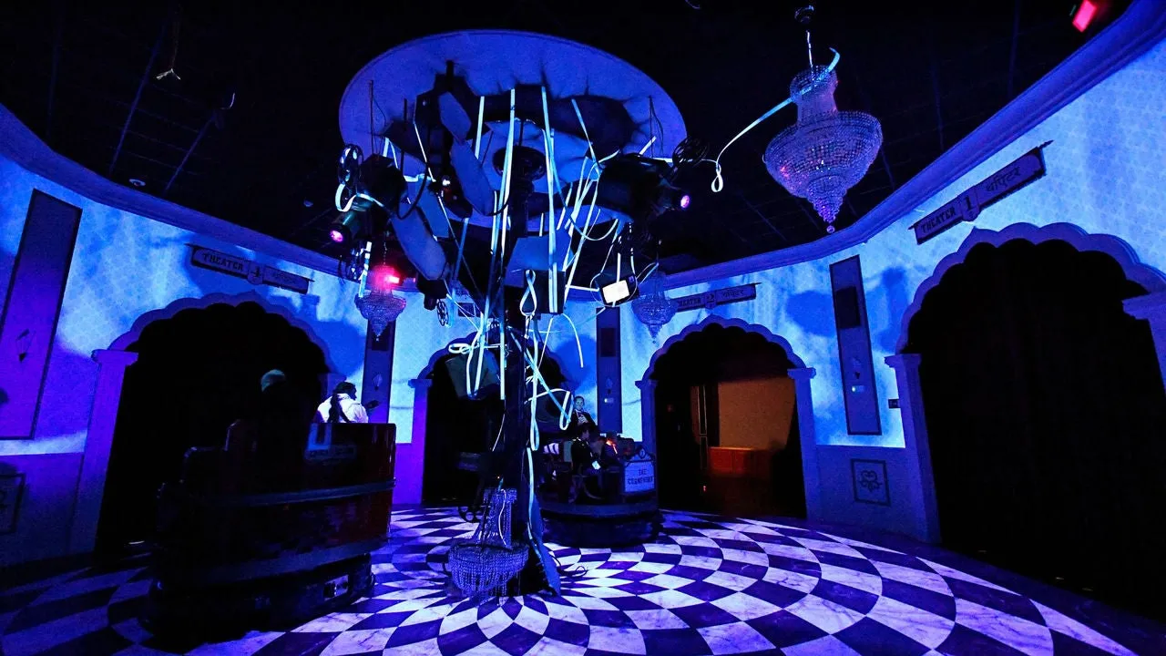 Le dark ride interactif Popcorn Revenge à Walibi Belgium – © Walibi Belgium
