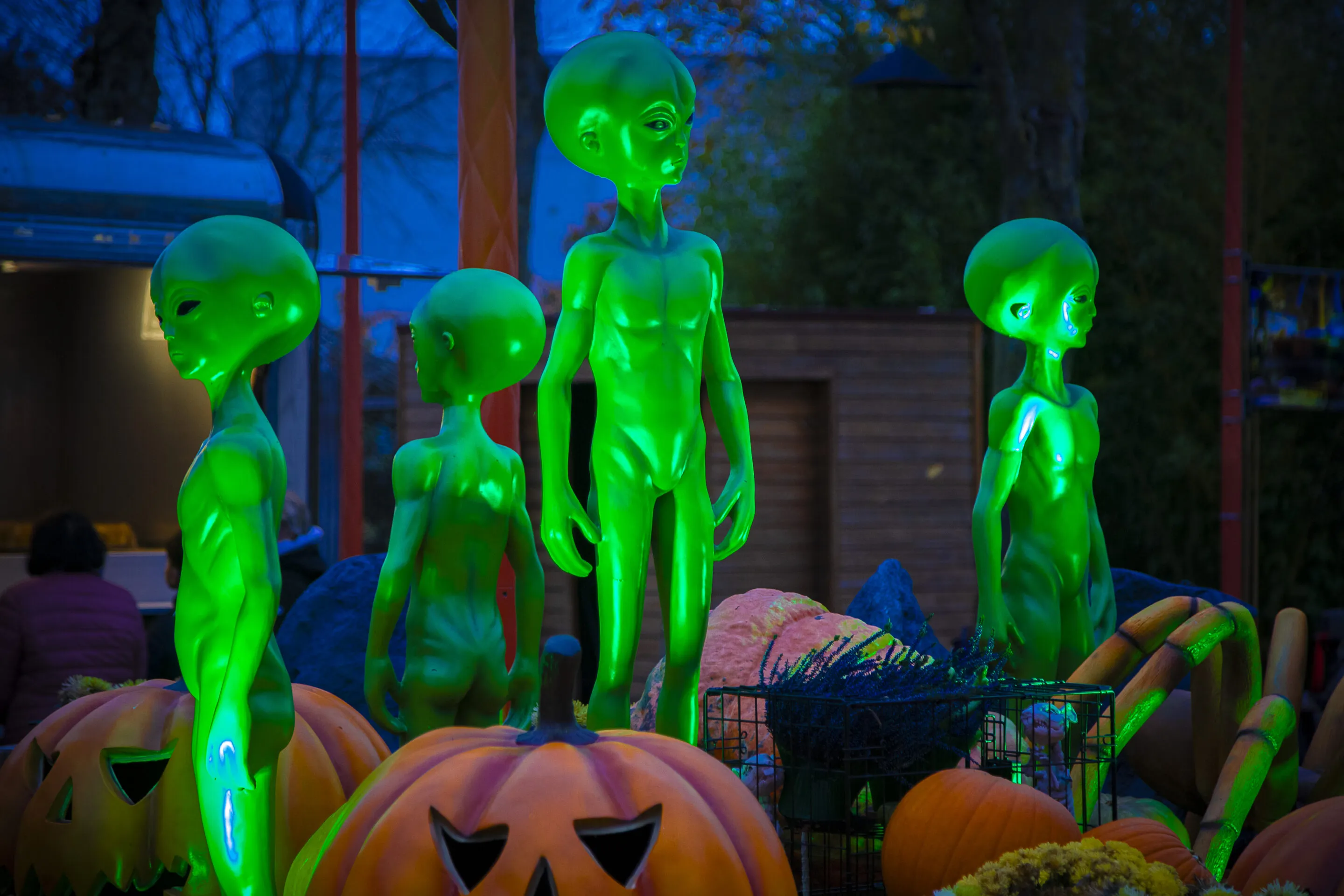 Extraterrestres et citrouilles de Futuroween au Futuroscope – © Futuroscope