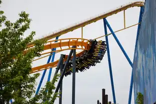 Batman The Ride à Six Flags Great Adventure — © Six Flags Great Adventure