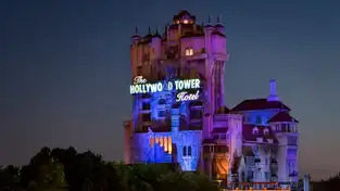 The Hollywood Tower Hotel de nuit à Disney's Hollywood Studios — © Walt Disney World