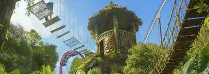 Makamanu Jungle ouvre le 30 juillet à PortAventura : 135 mètres de parcours suspendu dans la jungle de Polynesia