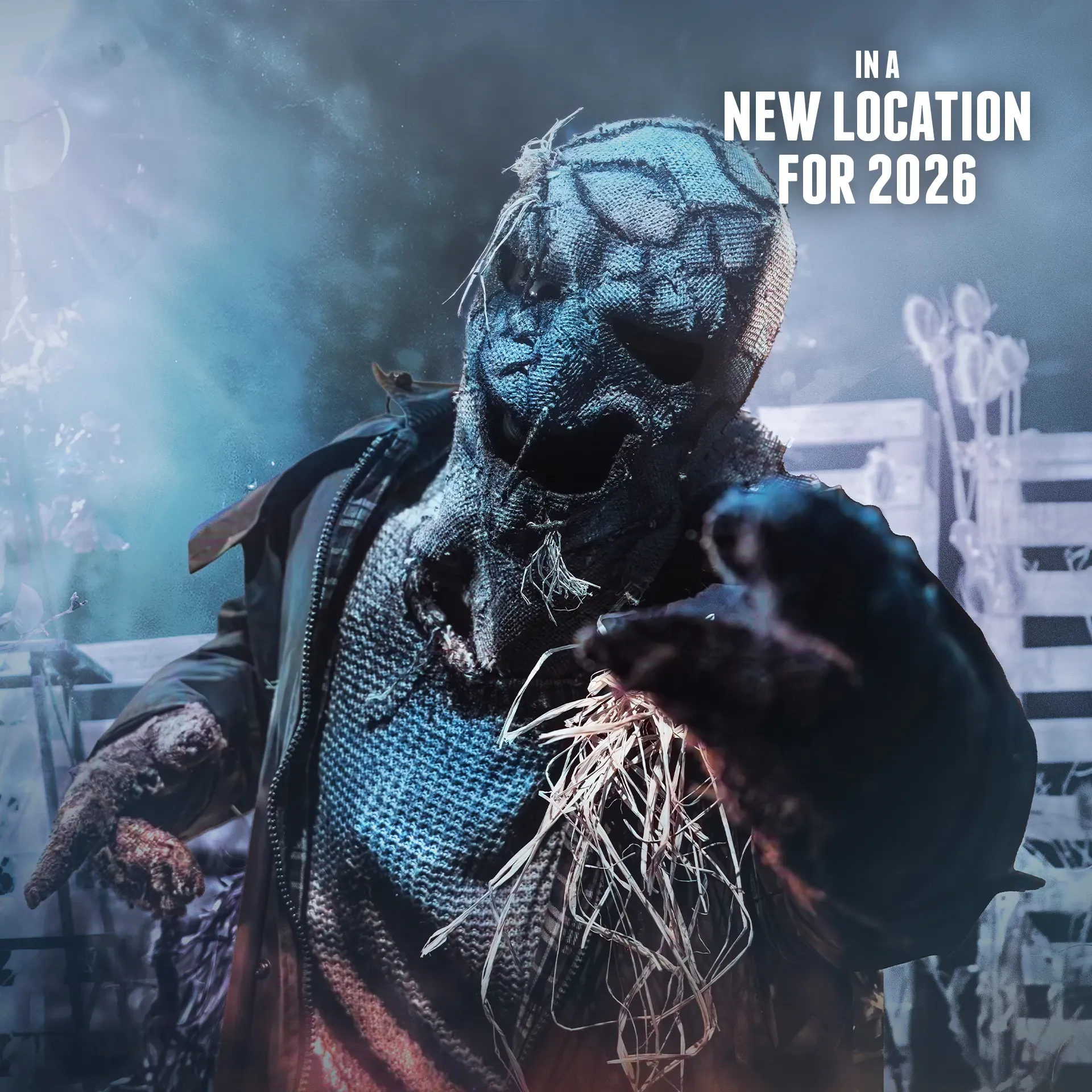 The Crows, scare zone des Fright Nights à Thorpe Park – © Thorpe Park