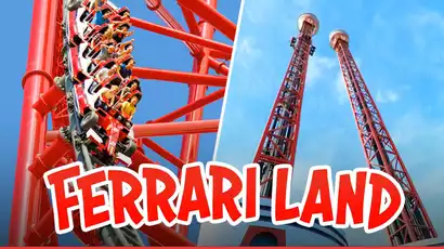 Reportage - Ferrari Land - On a testé le Red Force ! 😱