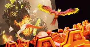 Dragon Ride à Vulcania — © Vulcania