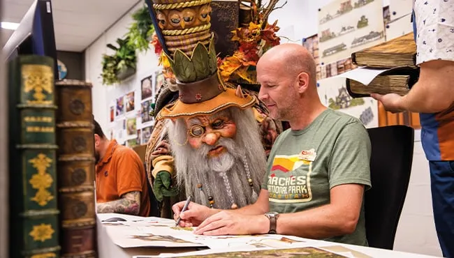 Processus de design de la Bibliothèque des Contes – © Efteling