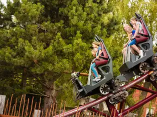 Le train de Gold Rush à Attractiepark Slagharen — © Attractiepark Slagharen