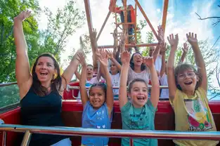Vue d'ensemble du parc et de la Grande Roue à Winnoland – © Winnoland