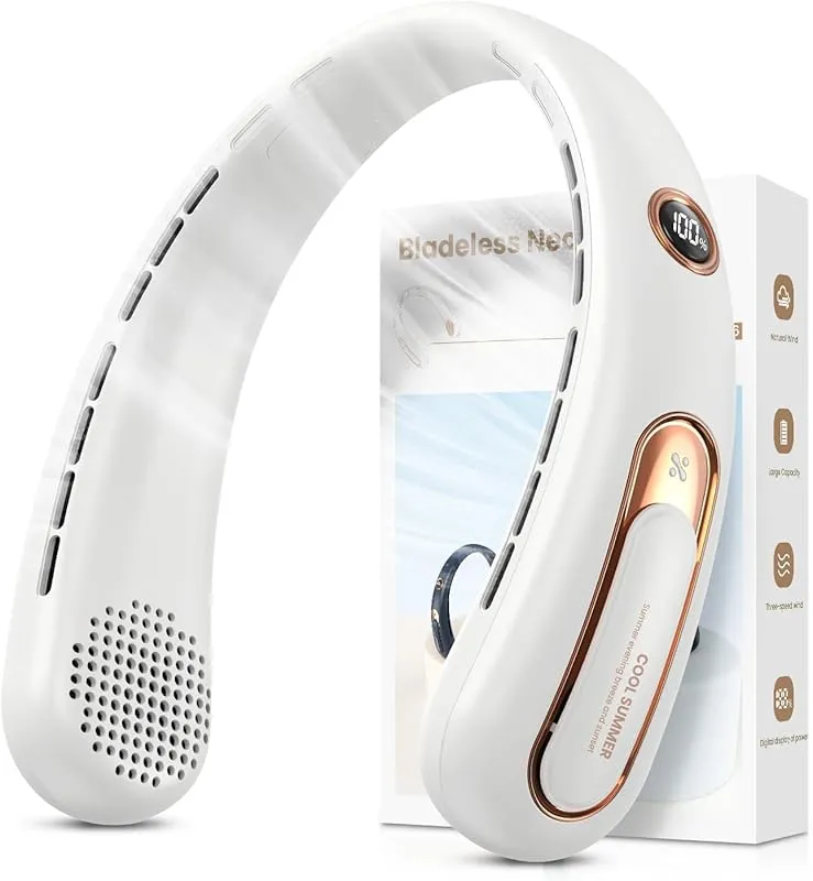 Ventilateur de cou portable sans pales – © Amazon