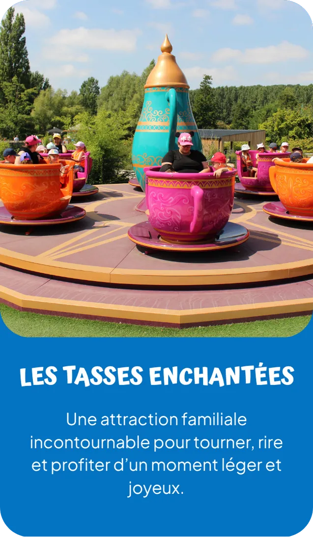 Attraction familiale au parc Denain Évasion
