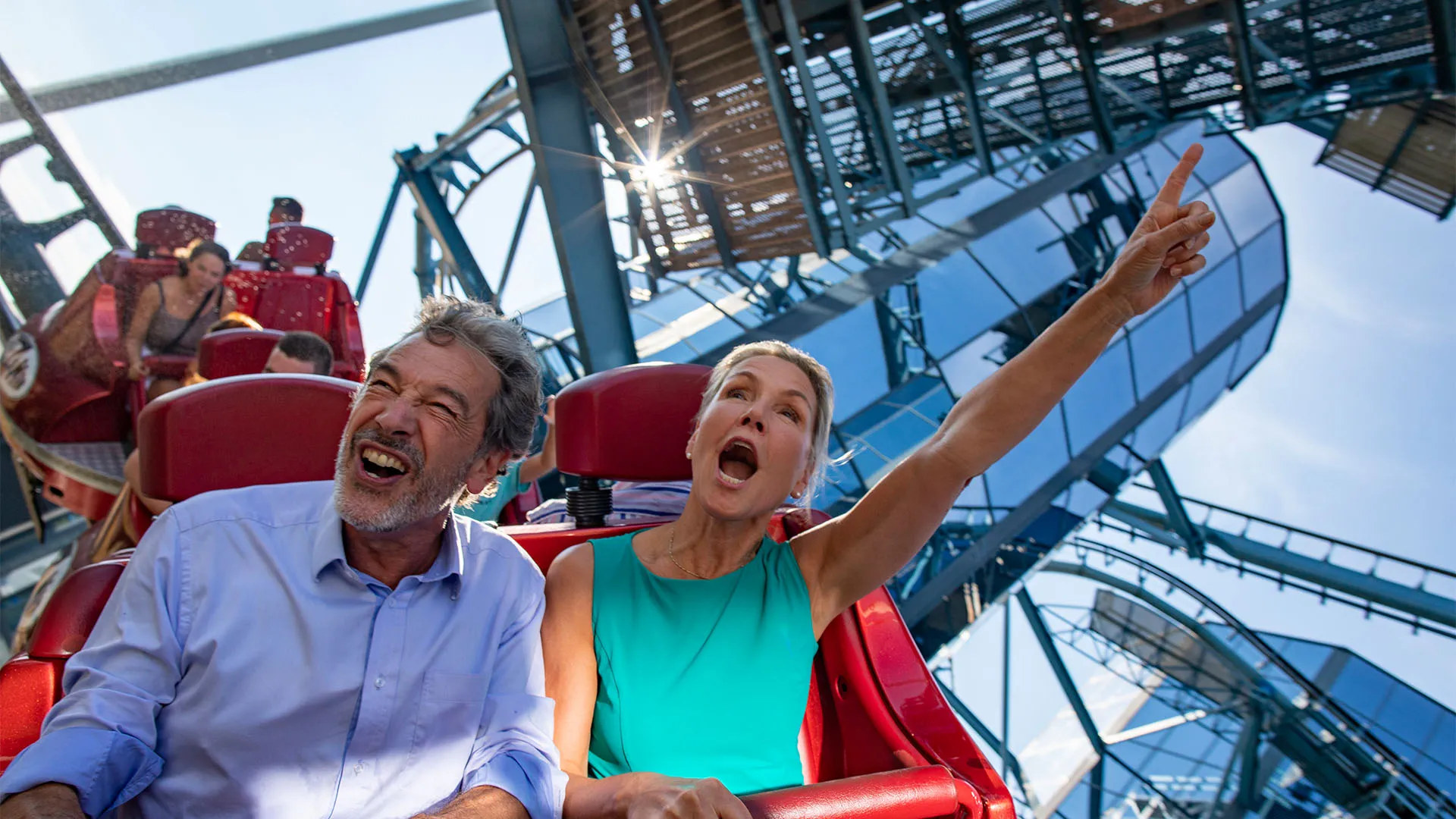 Passagers dans une gondole pivotante d'Euro-Mir – © Europa-Park